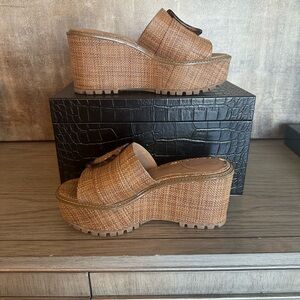 Sam Edelman Livi platform wedge sandal.